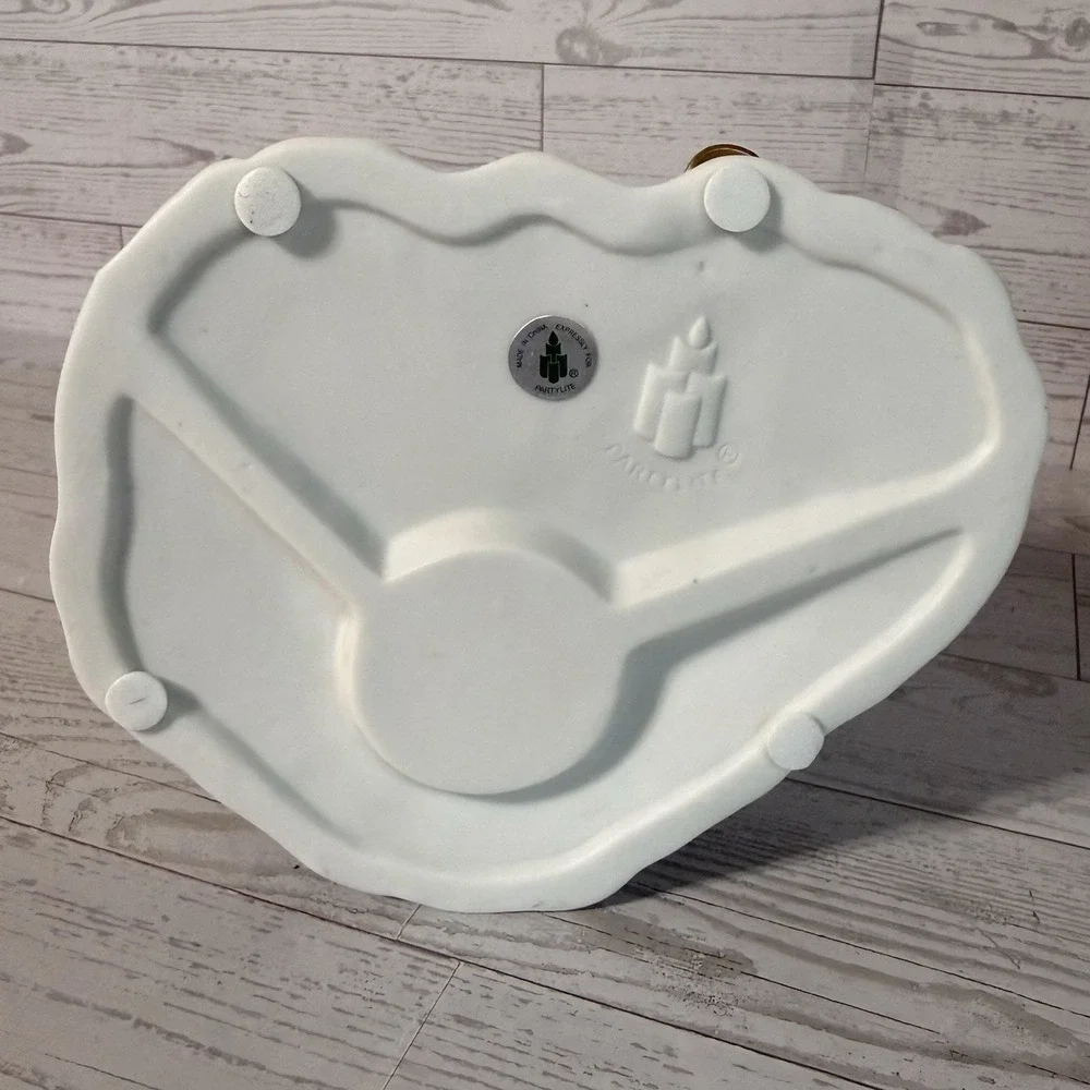Party Lite Partylite Retired Snowbell 3 Snowman Tealight Candle Holder P7702 NIB